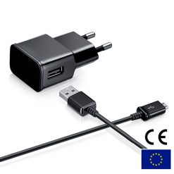 Carregador Micro-usb Universal 1Amp - Kit 2 em 1 (Preto)