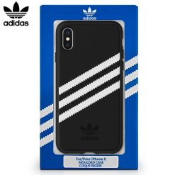 Capa iPhone X - Licenciada Adidas (Preta)