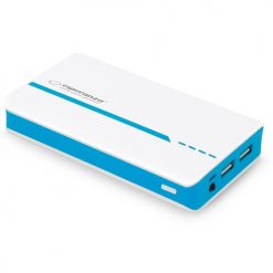 Bateria Portatil de Energia (Power Bank) 11000mAh c/ Lanterna (Azul) - ESPERANZA