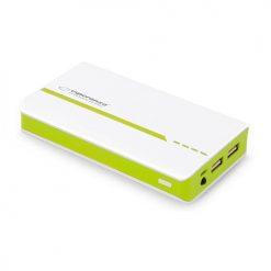 Bateria Externa Portatil (Power Bank) 11000mAh c/ Lanterna (Verde) - ESPERANZA