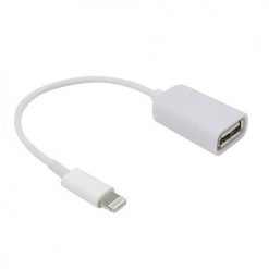 Cabo Adaptador Apple Lightning - USB A Fémea (15cm)