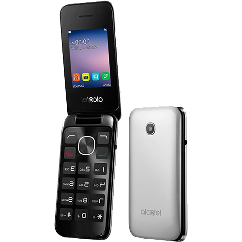 Alcatel 2051D Dual Sim - Desbloqueado (Metal Silver)