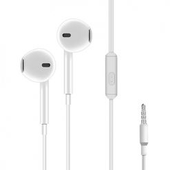 Auriculares 3.5 mm COOL Heavy Bass Stereo c/ micro - Branco