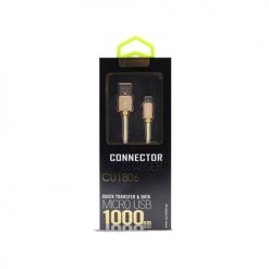 Cabo Micro USB 1 Metro - Accetel (Dourado)