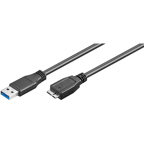 Cabo SuperSpeed USB A 3.0 Macho - Micro USB-B 3.0 Macho (1 Metro) - Goobay