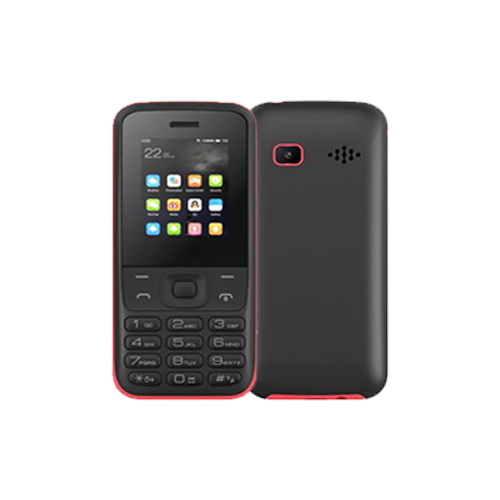 Telemóvel Dual SIM 1.77" (Preto/Vermelho) - Qubo