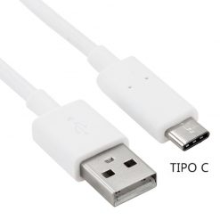 Cabo USB Compatível Tipo C - 1 Metro (Branco)