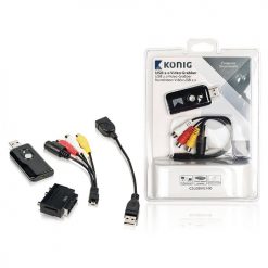 Capturador de Audio / Video USB 2.0 - KONIG