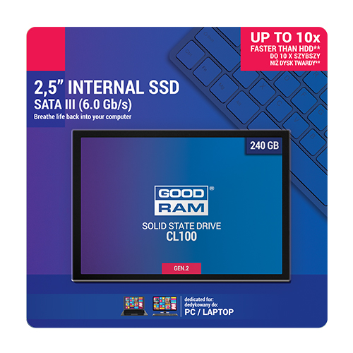 Disco Rigido SSD 240GB Sata III - Goodram CL100 Gen.2