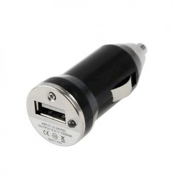 Carregador de Isqueiro para Carro Universal entrada USB (1 Amp) - Preto