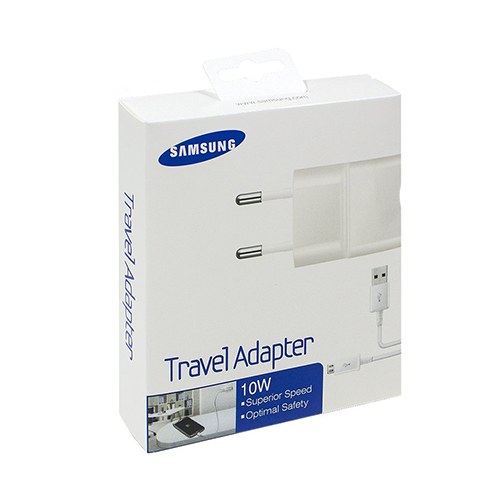 Carregador Micro-usb Original Samsung 2Amp - Kit 2 em 1 (Branco) (Blister)