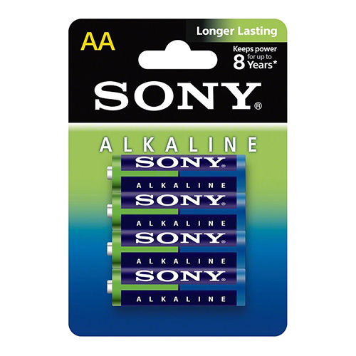 Blister de 4 Pilhas Alcalinas 1.5V LR06 AA - SONY