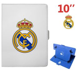 Capa Universal para Tablet de 9.7" a 10.1" - Licenciada Real Madrid C.F (Branca)