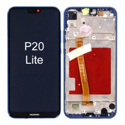 Touch Screen + LCD com Frame para Huawei P20 Lite (Azul)