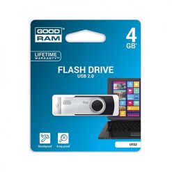 Pen Drive 4GB USB 2.0  UTS2 - GOODRAM (Preto)