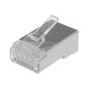 Ficha Telefone-Rede RJ45 8 Pinos CAT6 (Blindada)