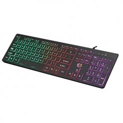 Teclado Gaming USB Slim Backligth RGB - Z8TECH