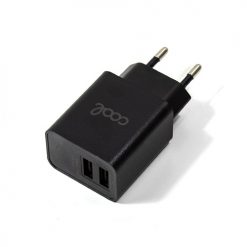 Transformador Universal 2x USB 2.4 Amp (Preto)