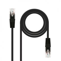 Cabo de Rede RJ45 Cat5e U/UTP Preto (5 Mts) - Nanocable