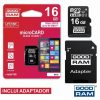 Cartão de Memória 16GB UHS-I MicroSD + Adaptador SD (Class 10) - GOODRAM