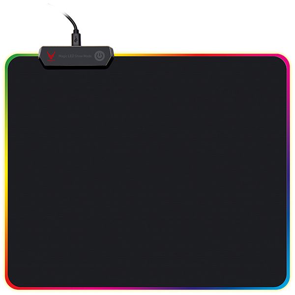 Tapete PRO-Gaming iluminado RGB p/ Rato (LED Edge Black) - VARR