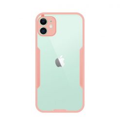 Capa iPhone 11 - Lisa (Transparente c/  Bordas Coral)