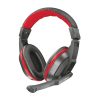 Headphones / Auscultadores Gaming Trust Ziva (Preto / Vermelho)