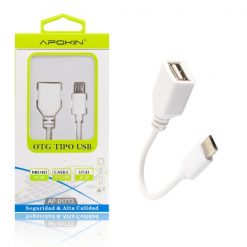 Adaptador USB / MicroUSB (Branco)