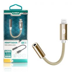 Adaptador Lightning para Jack 3.5mm (Dourado)