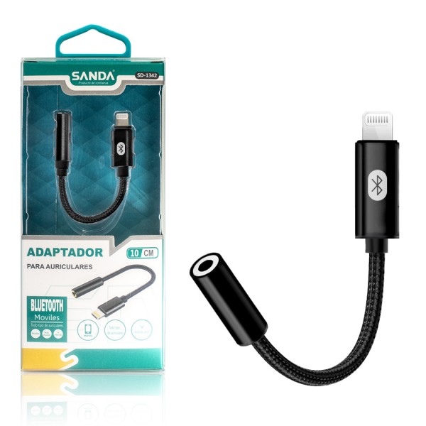 Adaptador Lightning para Jack 3.5mm (Preto)